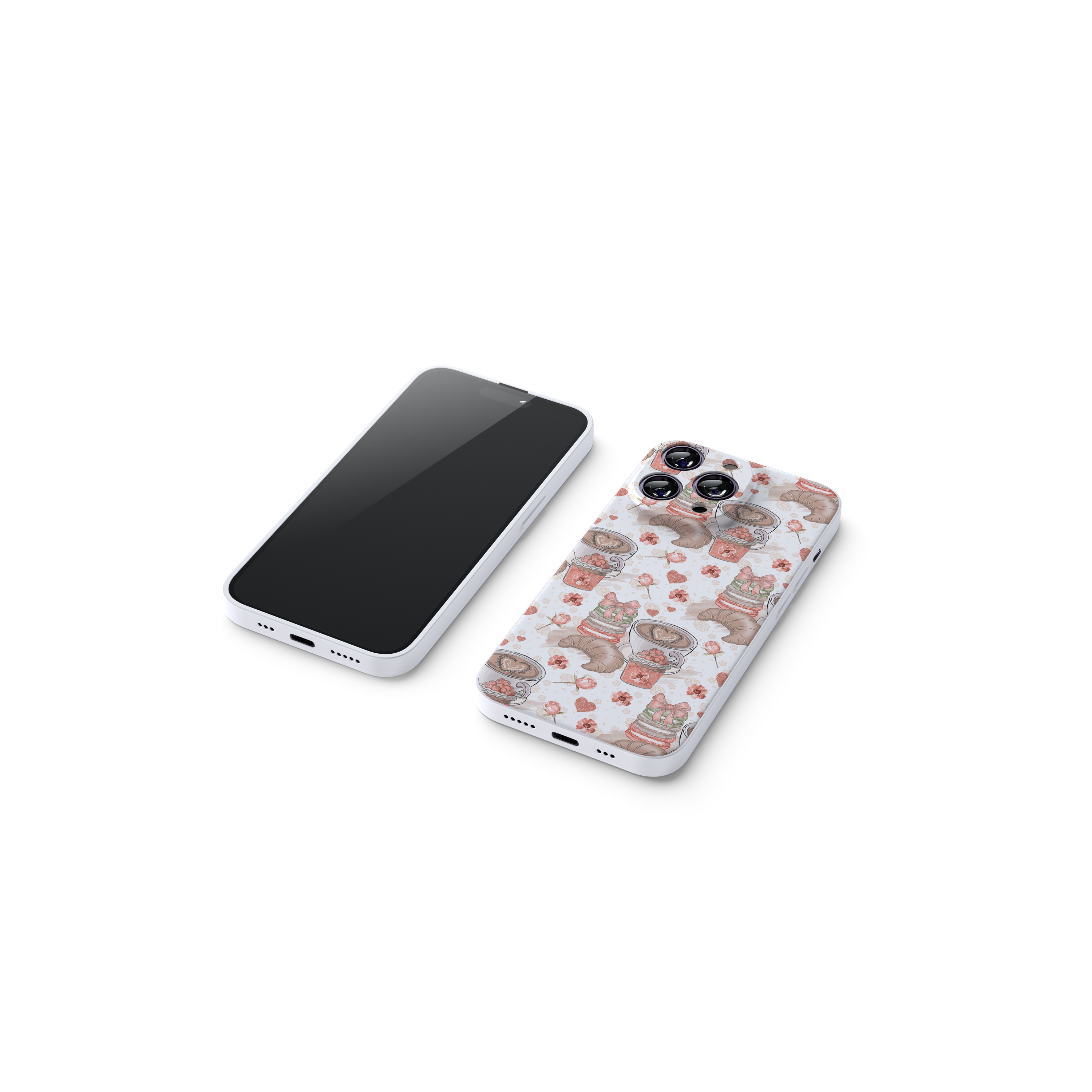 French Aesthetic Croissant Case