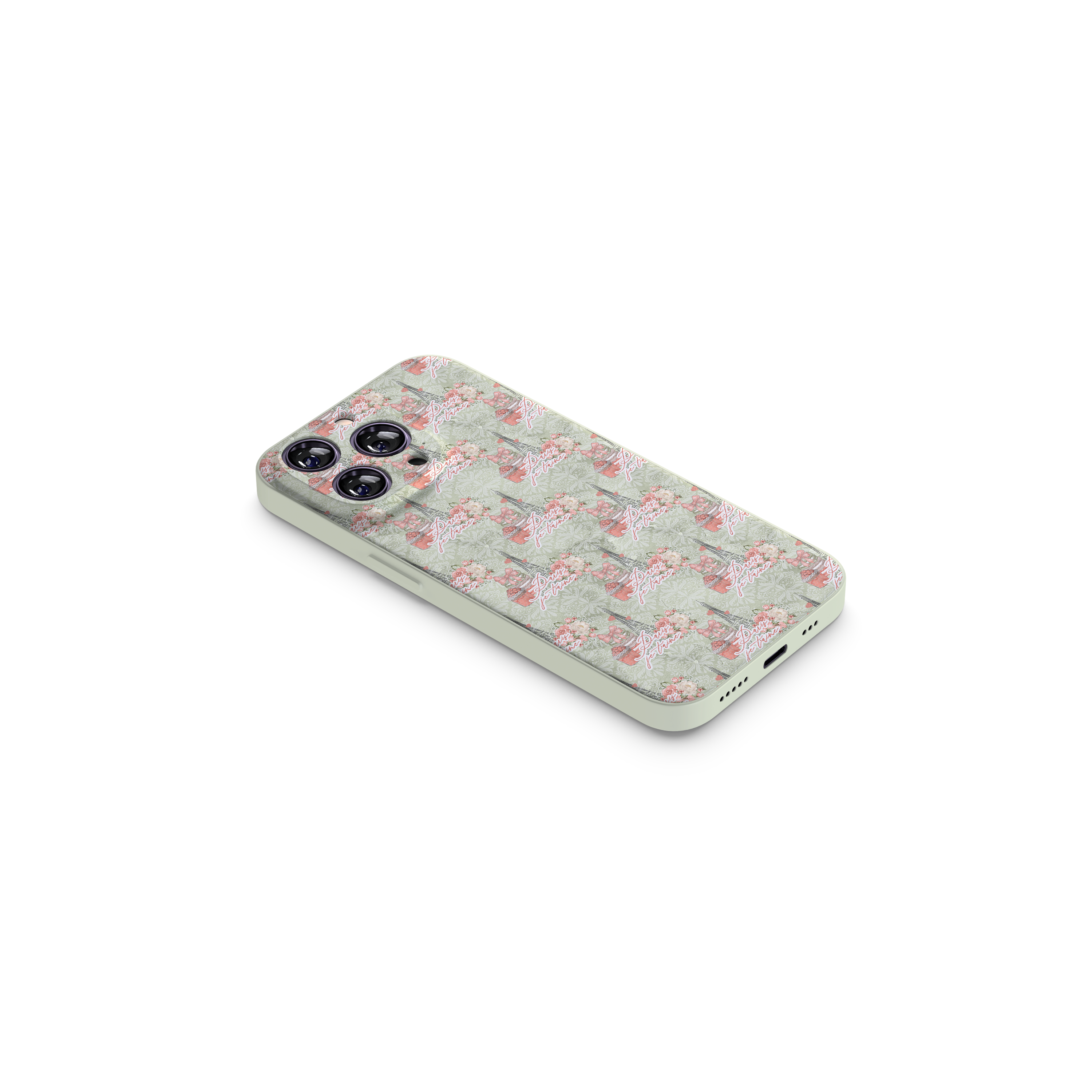 French Aesthetic Christmas Case