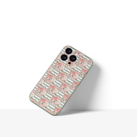 French Aesthetic Flower Stripe Case